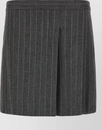 Pinko pinstripe mini flared skirt