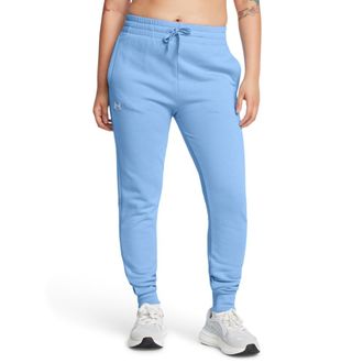 Under Armour Womens Rival Fleece Joggers, (465) Horizon Blue / / White, XL