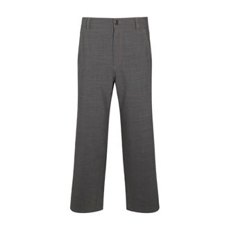 Brunello Cucinelli Dames, Broeken, Grijs, Maat: M Wol