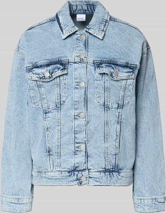 Vero Moda Regular Fit Jeansjacke aus Baumwoll-Mix Modell TESSA in Hellblau, Gr&ouml;&szlig;e XL