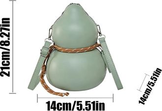 Generic Vintage Sling Handbag - Leather Calabash Shoulder Purse, Stylish Carrying Solution with Comfortable Strap, Functional Bag for Work, Gym, School, Trave
