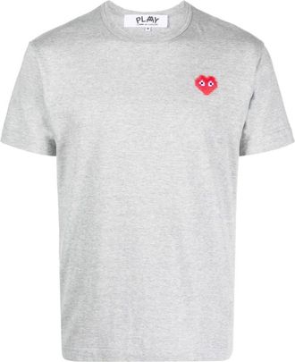 Comme Des Garçons Heart Motif Cotton T-shirt