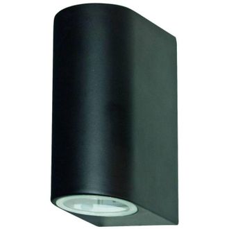 Searchlight Searchlight - Outdoor - Led Para Exteriores Up Down Wall 2 Light Negro, Aluminio Fundido, Ip44