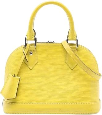 Louis Vuitton Pre-owned Mini Bags, female, Yellow, Size: ONE SIZE Pre-owned Alma BB