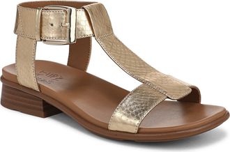 Naturalizer Easton Sandal in Gold Snake Print Faux Leather at Nordstrom Rack, Size 7.5