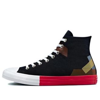 Converse Chuck Taylor All Star High Space Racer - Black University Red 173183F