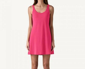 Patagonia Maipo Sporty Tank Dress In Lmsp/luminous Pink