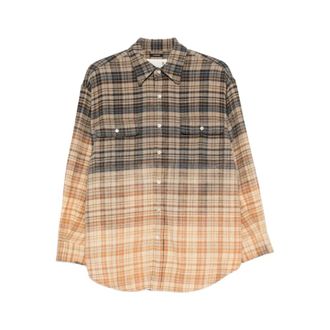 R13 Overhemden, Dames, Veelkleurig, S, Katoen, Boyfriend Shirt