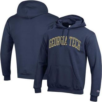 Champion Mens Champion Navy Georgia Tech Yellow Jackets Basic Arch Fleece Pullover Hoodie at Nordstrom, Size Xx-Large