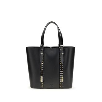 Valentino Garavani Black Calf Leather Bos Taurus Shoulder Mens Bag