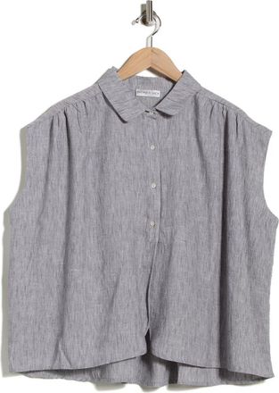 Patrizia Luca Pleated Back Top in Grey at Nordstrom Rack, Size Large/x-Large