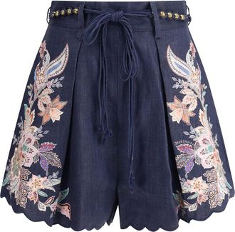 Zimmermann Rhiannon Tuck Shorts