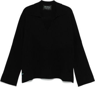 Alanui Finest polo sweater - Black