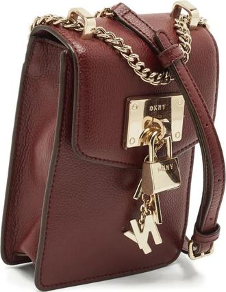 DKNY Elissa crossbodytas met hangslot - Rood