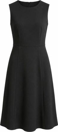 Dolce & Gabbana Vestido de Viscosa sin Mangas con Abertura Trasera - Dresses - Mujer - Negro - M