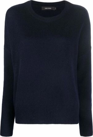 Lisa Yang Truien & Vesten, Dames, Blauw, S, Kasjmier, Mila Sweater