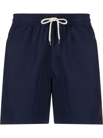 Polo Ralph Lauren logo-embroidered swim shorts - men - Nylon/Polyester - S - Blue