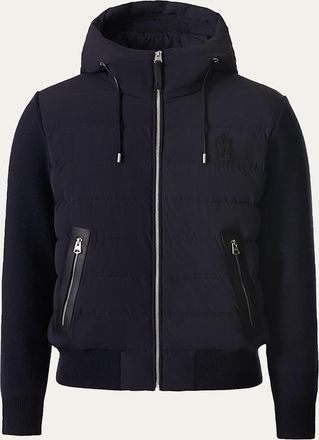 Mackage Mens Andrew-Z Mixed Media Light Down Jacket