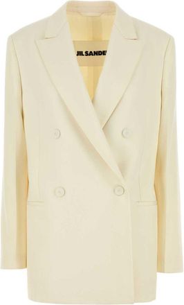 Jil Sander Blazer doppiopetto in lana - Toni neutri