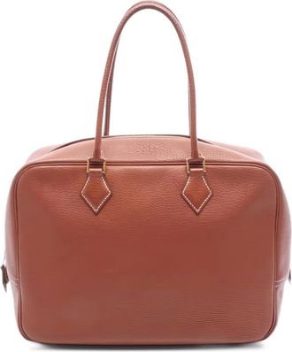 Herm&egrave;s Borsa tote Plume 32 - Marrone