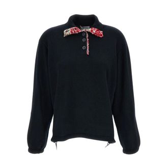 Barrie Tops, Dames, Zwart, S, Kasjmier, Oversized kasjmieren trui met polokraag