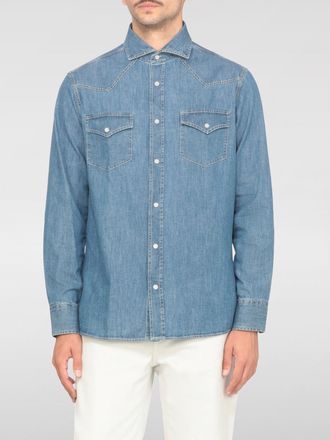 Brunello Cucinelli Camicia Brunello Cucinelli in denim di cotone
