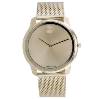 Movado Bold Quartz Gold Dial Mens Watch 3601337