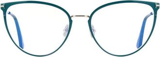 Tom Ford Cat Eye Full Rim Eyeglasses - Turquoise