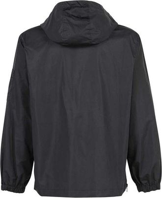 Lanvin Mens Black Polyamide Shell Jacket Clothing