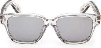 Tom Ford 54mm Square Sunglasses in Grey /Other /Smoke at Nordstrom