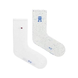 Tommy Hilfiger Socks, female, Blue, ONE SIZE, Viscose Blend Ankle Socks
