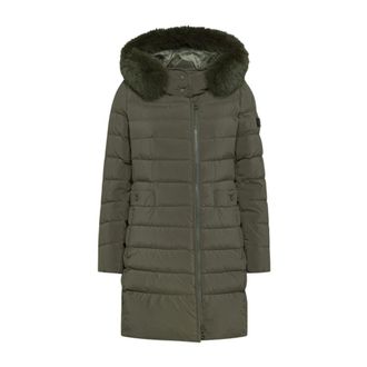 Peuterey Seriola ML 06 FUR Parka - - Coats - Donna - Verde - XL