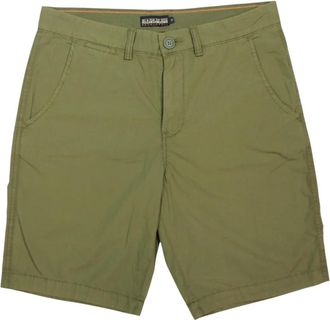 Napapijri Uomo, Pantaloncini, Verde, W38, new