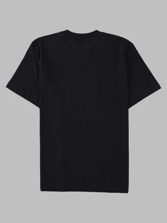 Msgm Logo-Embroidered T-Shirt - Black