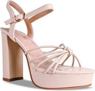 Touch Ups Tiara Platform Sandal in Beige at Nordstrom, Size 5.5