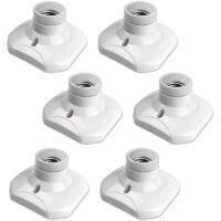 OEM Juego De 6 Portal&aacute;mparas De Techo E27 De Rosca, Ac 220-240v, Portal&aacute;mparas Para Bombillas Led, Base De L&aacute;mpara De Techo E27 Npterbl - Crezuo