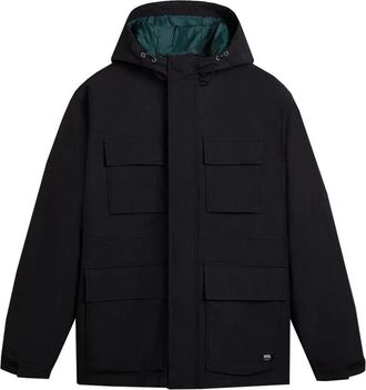 Vans Stijlvolle Nylon Bomberjack met Logo - Heren - Zomerjassen - Zwart - S - Nylon - Jassen