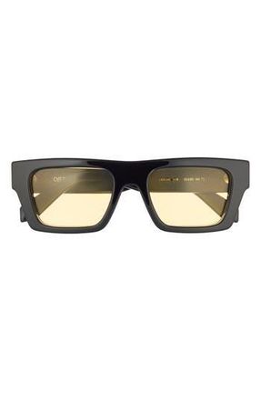 Off-white Oregon 52mm Square Sunglasses in Black Yellow at Nordstrom Rack