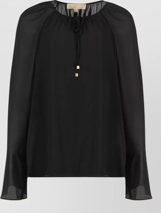 Michael Michael Kors bow crepe blouse