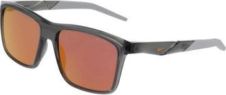 Nike Radeon Byte Zonnebril - Heren - Zonnebrillen - Grijs - 60 MM - Accessoires