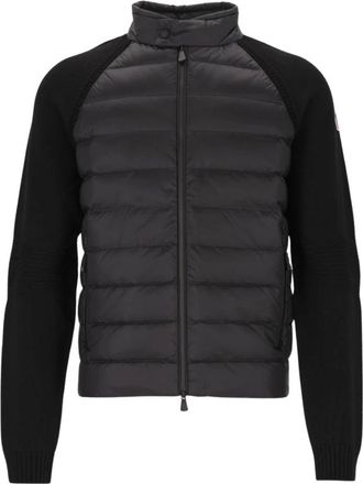 Moncler Giacca in Maglia Trapuntata - - Jackets - Uomo - Nero - M