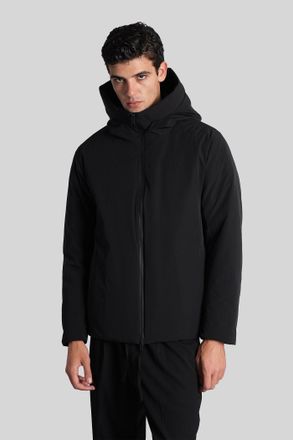 Attachment Puffer In Black Nylon