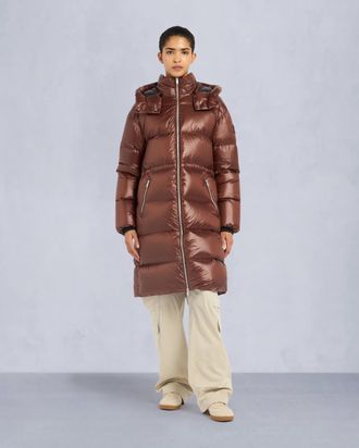 Moose Knuckles Womens Juniper Long Down Puffer
