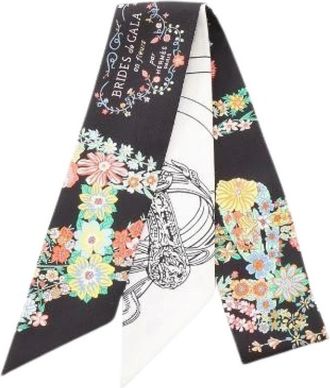 Herm&egrave;s Pre-owned Brides de Gala Silk Twilly Scarf - - Pre-owned - Donna - Multicolore - ONE SIZE