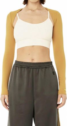 P.E Nation Reform Bolero Top In Honey