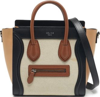Celine Borsa tote Nano Luggage - Toni neutri