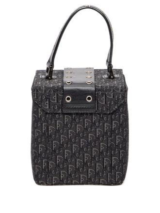 Dior monogram box bag - women - Canvas - One Size - Black