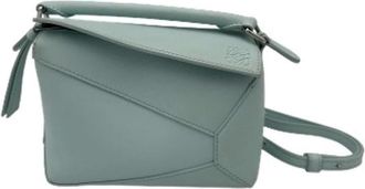 Loewe Pre-owned Cross Body Bags, female, Blue, Size: ONE SIZE Pre-owned Crossbody Bag
