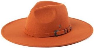 San Diego Hat Company Fedora Hat in Rust at Nordstrom Rack