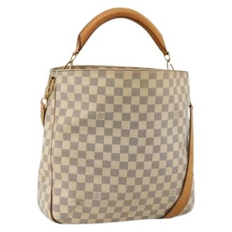 Louis Vuitton Pre-owned Bucket Bags, female, White, Size: ONE SIZE Pre-owned Bucket Bag